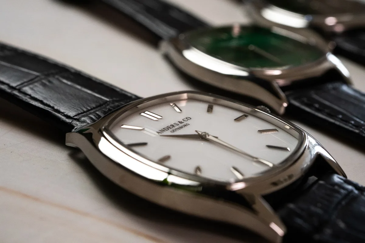 Anders & Co AC2 Vulcan watch with stainless steel case