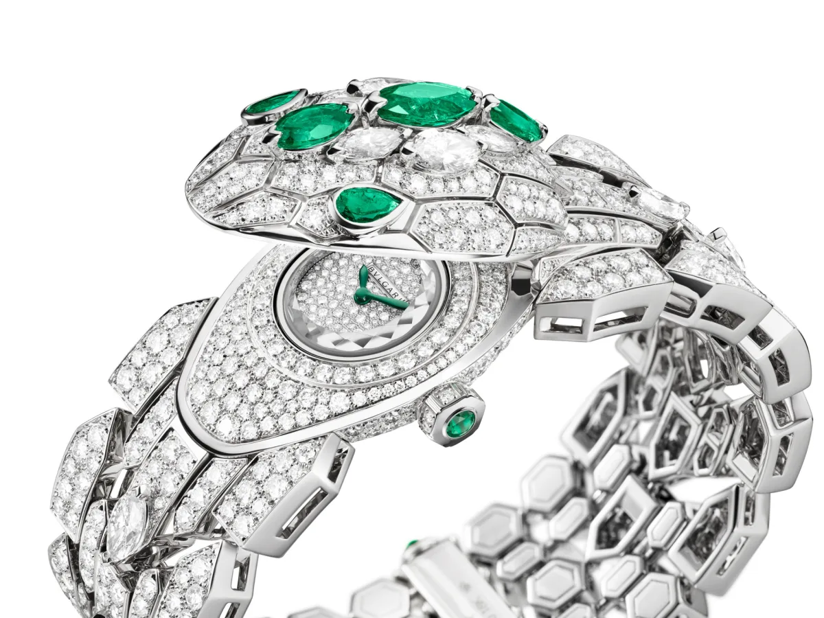 Bvlgari Serpenti Dea Secret watch with snake design