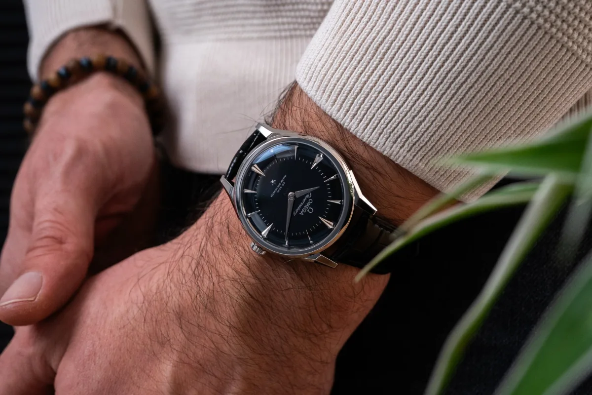 Omega Constellation transparent case back