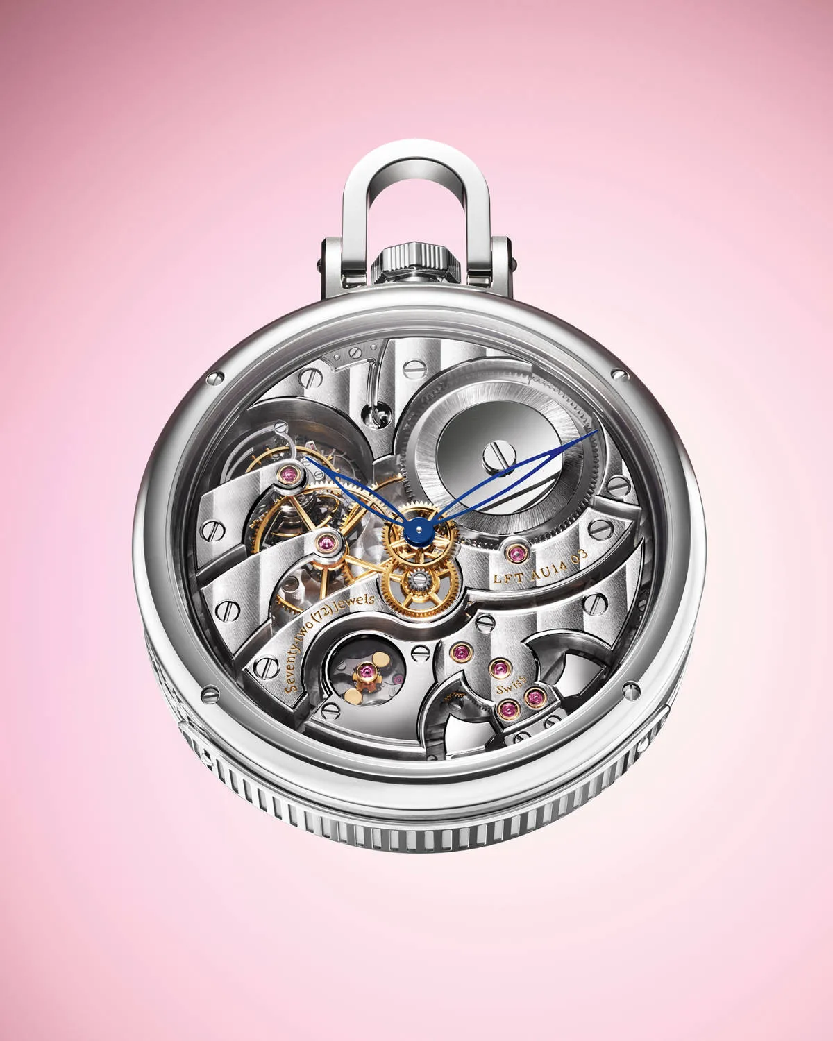 Dial featuring Mount Fuji and sapphire decoration.