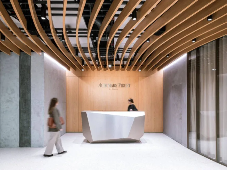 Rainwater collection system at Audemars Piguet