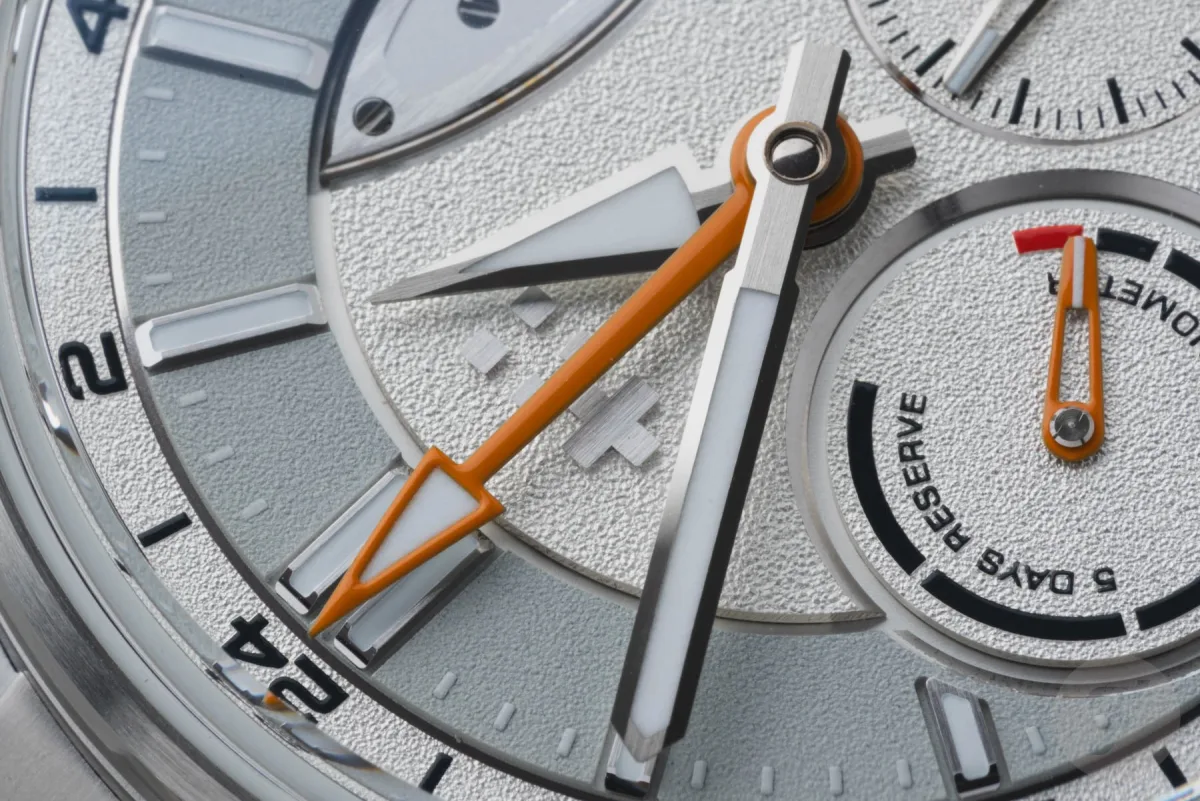 Dial design details of C63 Sealander True GMT