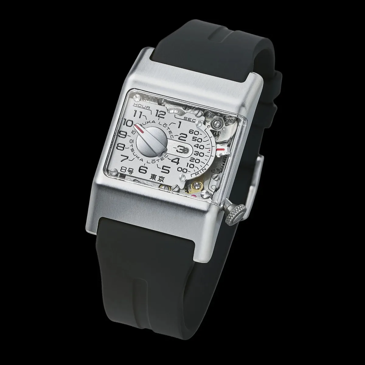 Otsuka Lotec No.8 watch with industrial design