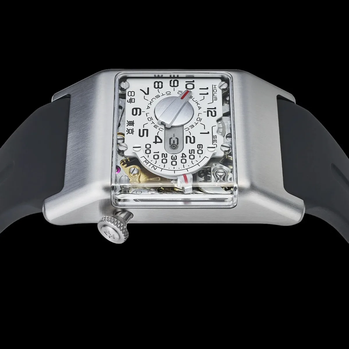 Close-up of Otsuka Lotec No.8 case design