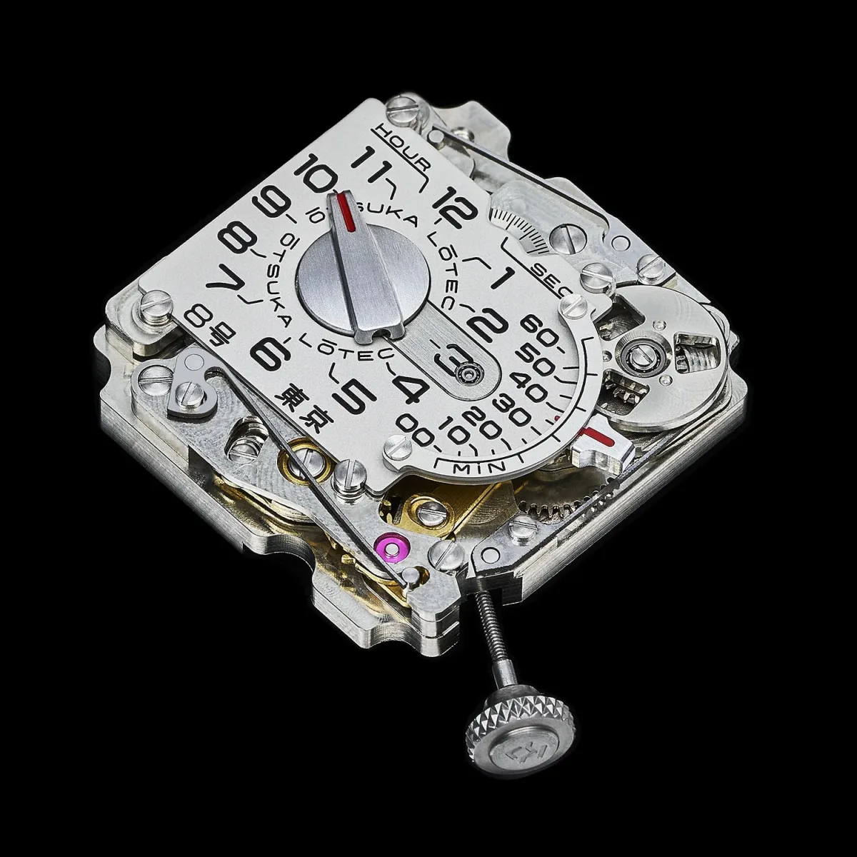 Otsuka Lotec No.8 dial with jumping hour