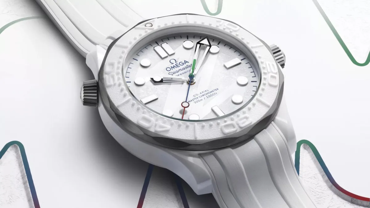 Omega Seamaster Diver 300M Milano Cortina 2026 case details