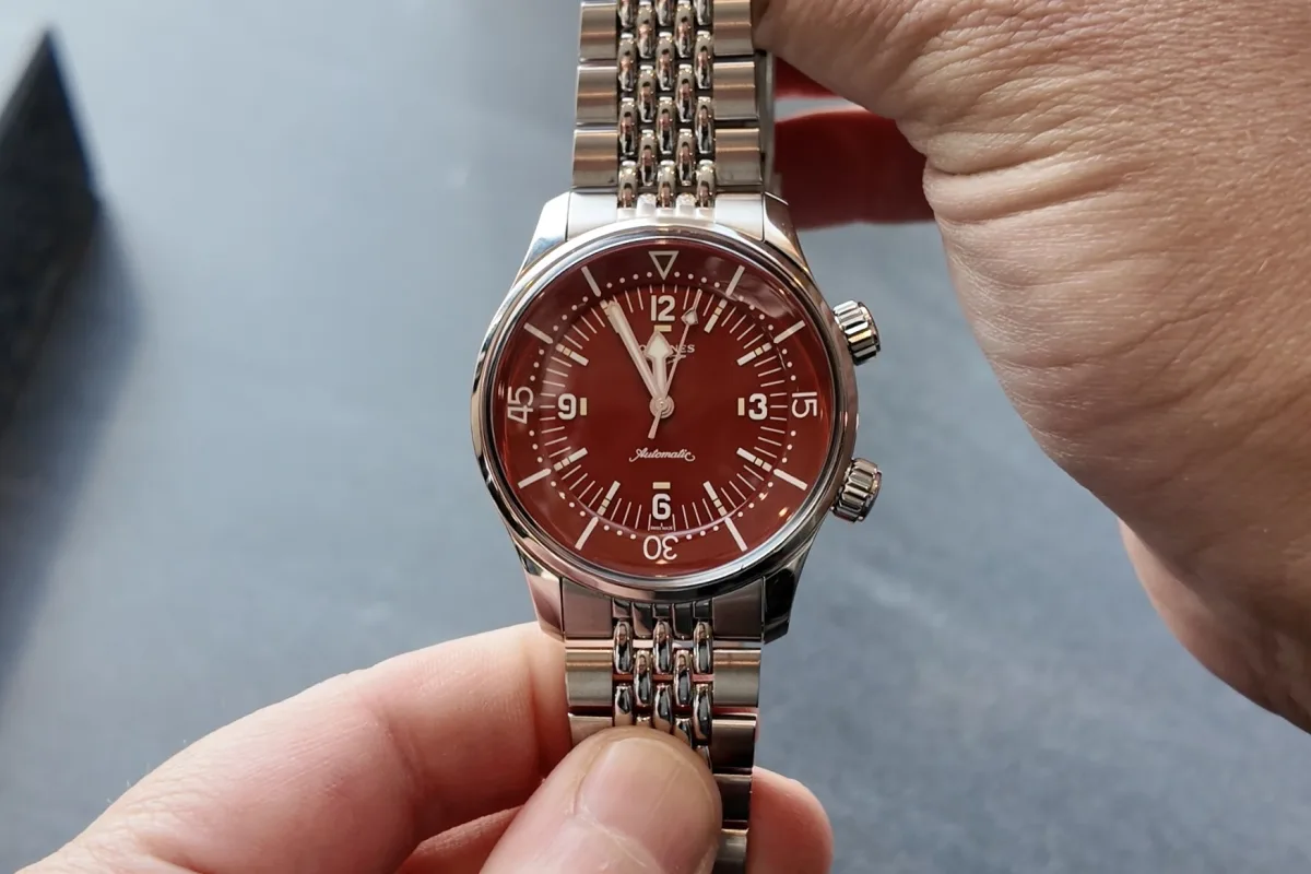 Longines watch with updated movement
