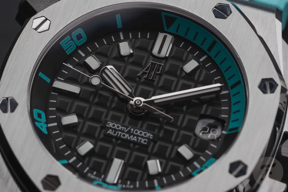 Audemars Piguet ROO Diver rubber strap and steel XXL buckle