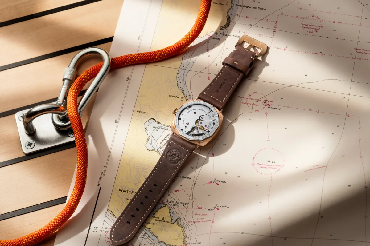Panerai Radiomir PAM01729 bronze model with California dial
