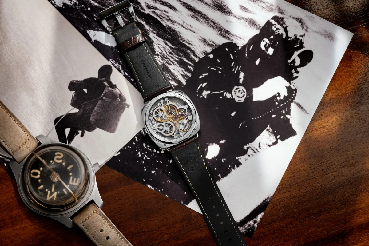 Panerai Radiomir PAM01730 Platinumtech model with sandwich dial