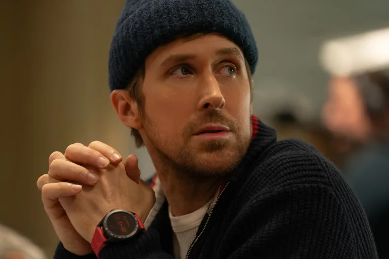 Film still showing TAG Heuer watch on Ryan's wrist