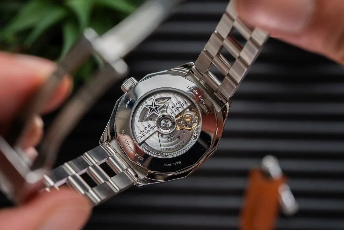 Steel 'ladder' bracelet by Gay Frères