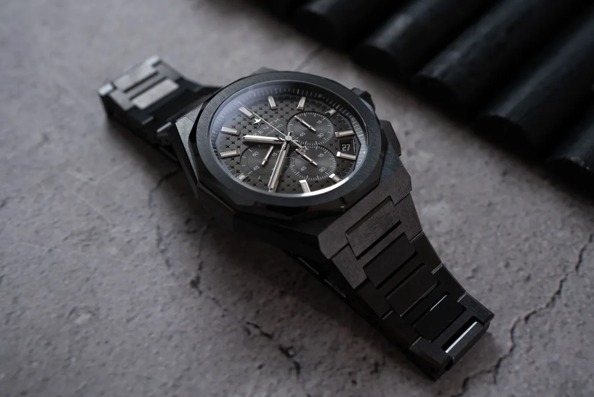 Defy Skyline Chronograph side view