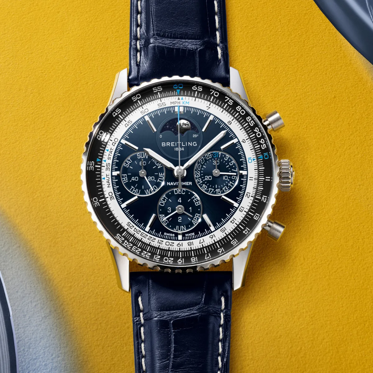 Breitling Navitimer Perpetual Calendar Chronograph with moon phase indicator