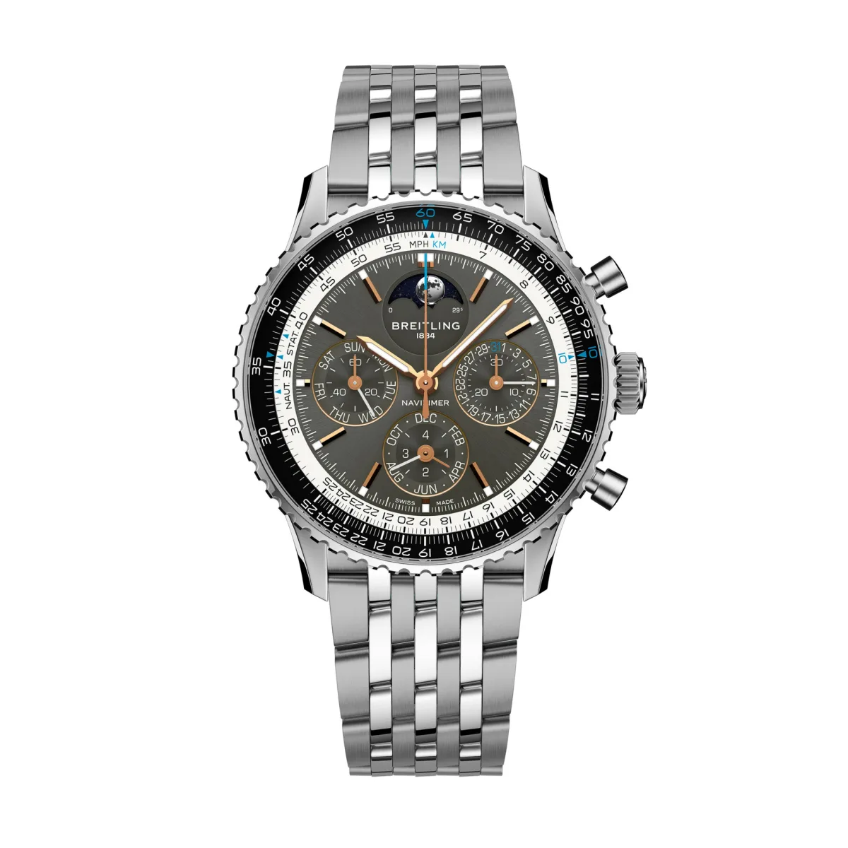 Breitling Navitimer case dimensions and details