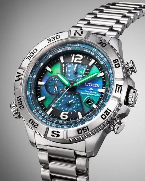 Stainless steel case and bracelet of Citizen Promaster Navihawk A-T