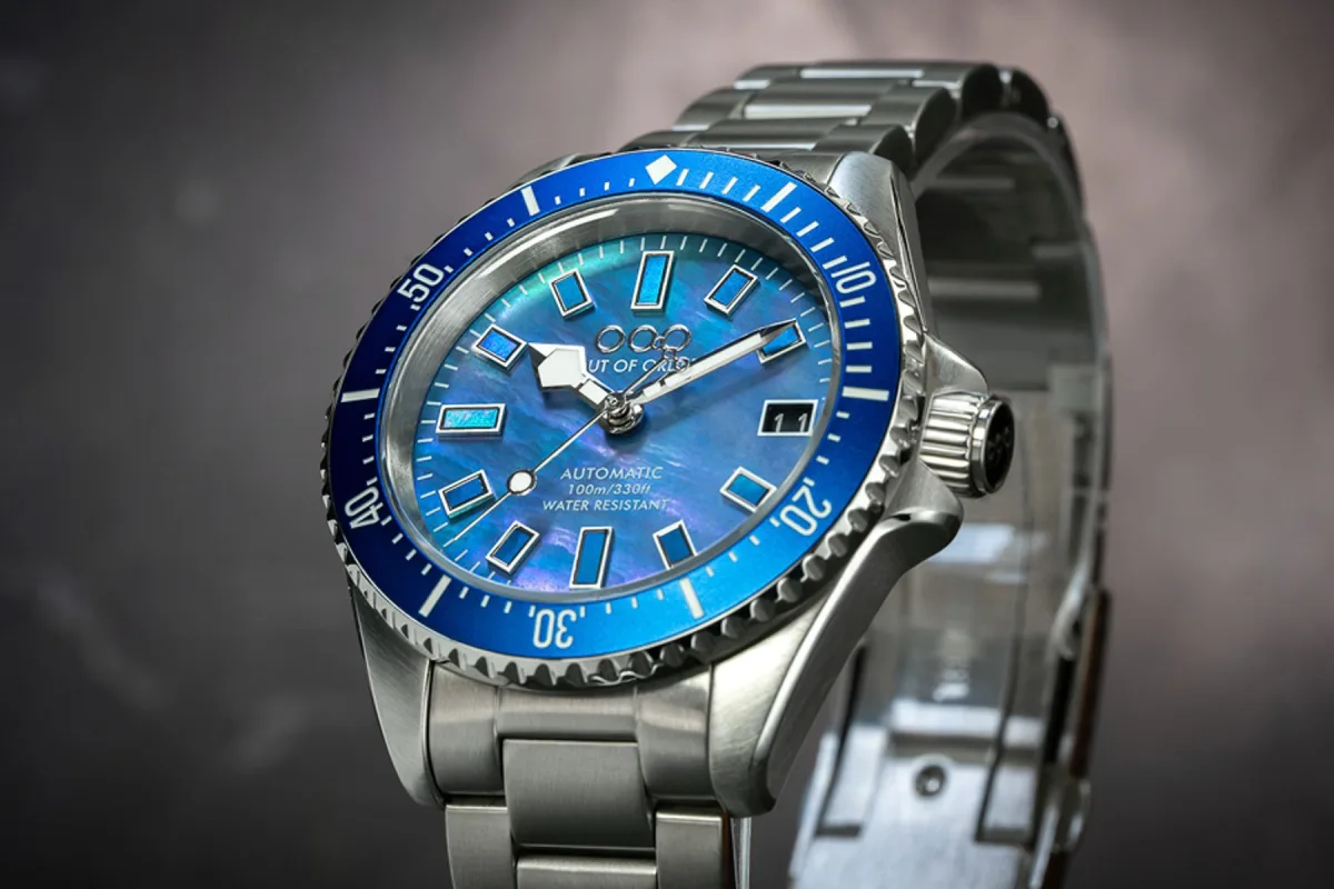 Seiko NH35 movement used in Out Of Order Casanova 38 MOP Automatic