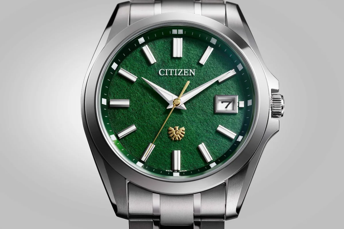 Citizen Super Titanium case with mirror-polished bezel