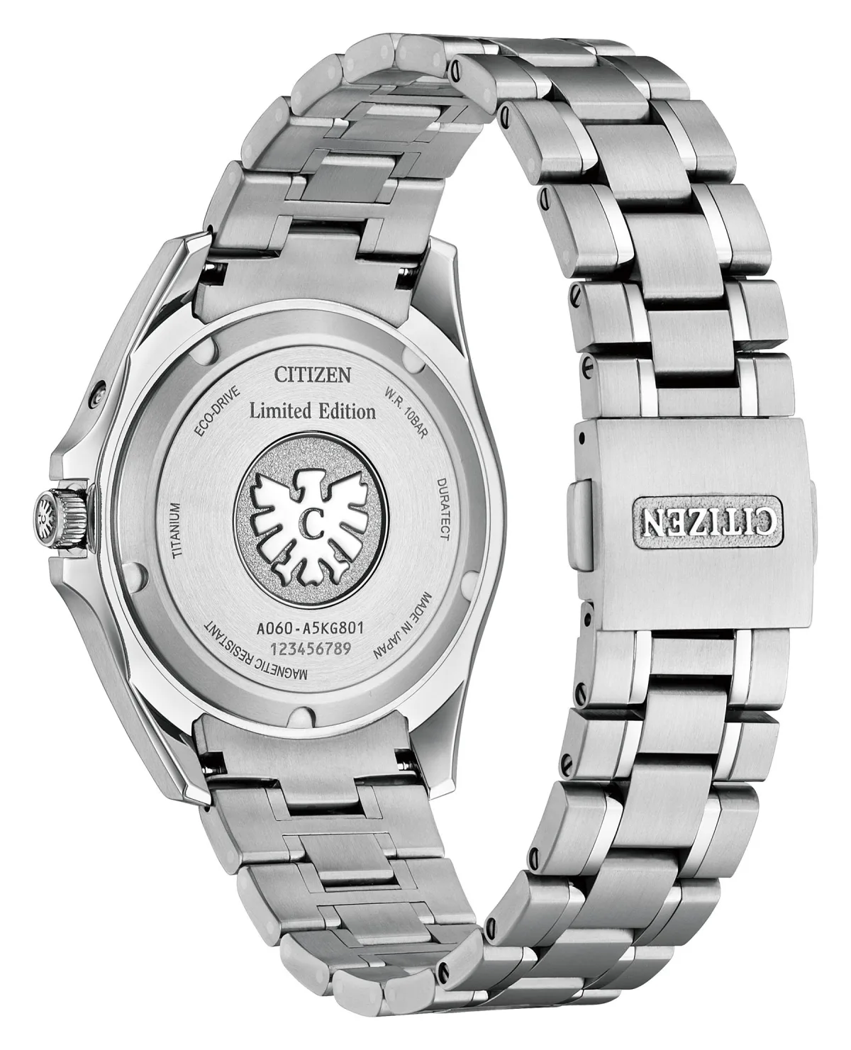 Five-row Super Titanium bracelet with folding clasp