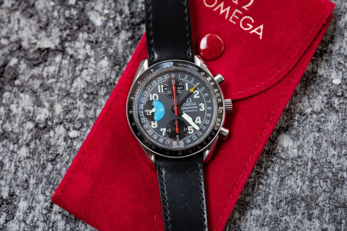 Omega Speedmaster Mk40 side view