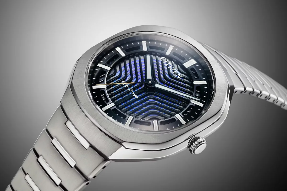 Citizen Eco-Drive Photon watch dial design showcasing light passage