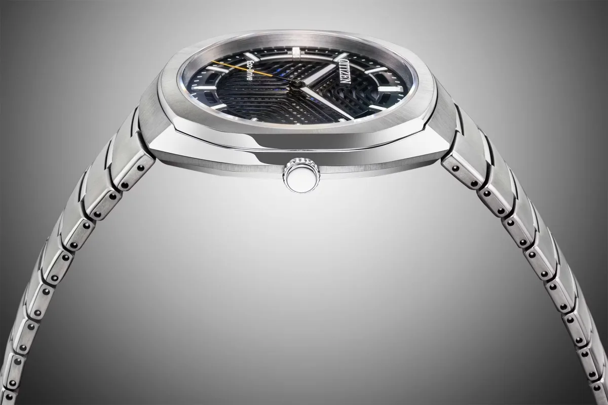 Citizen Eco-Drive Photon watches showing multilayered dial design