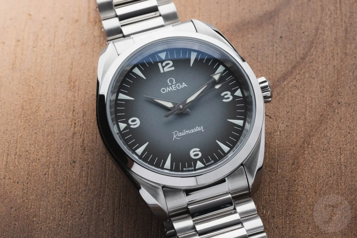 Omega Railmaster modern design