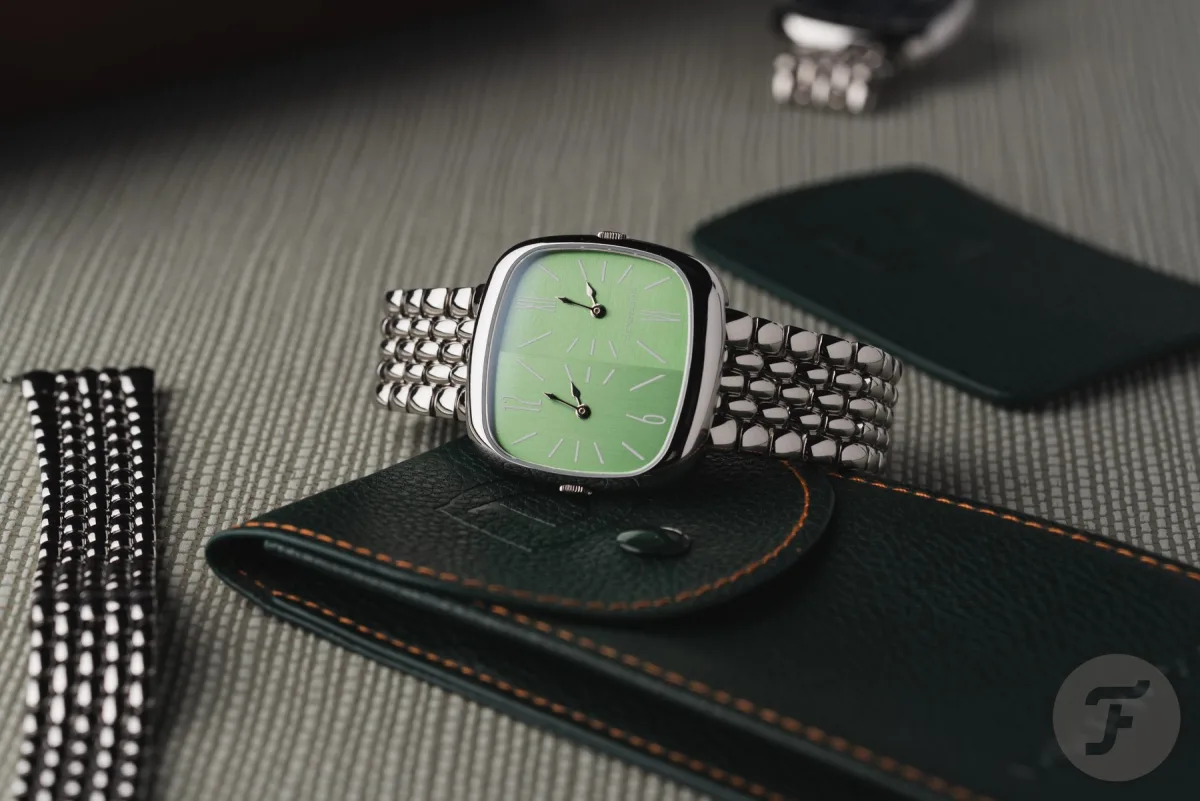 Dennison ALD Dual Time 'Shades' with green dial