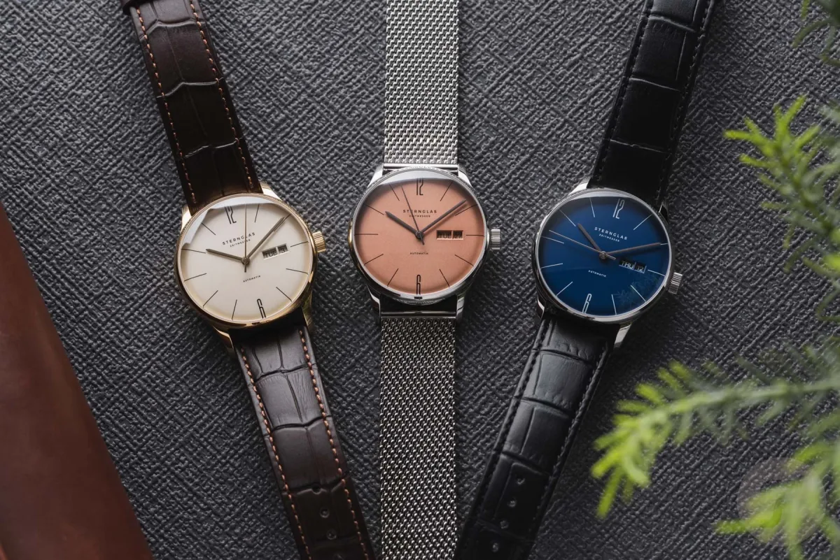 Sternglas Berlin Automatic with blue dial