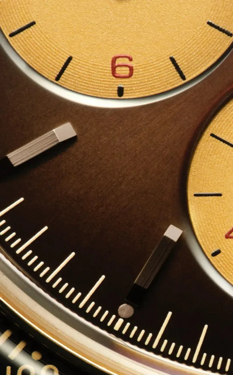 Rolex Daytona Lucca Rubinacci dial close-up