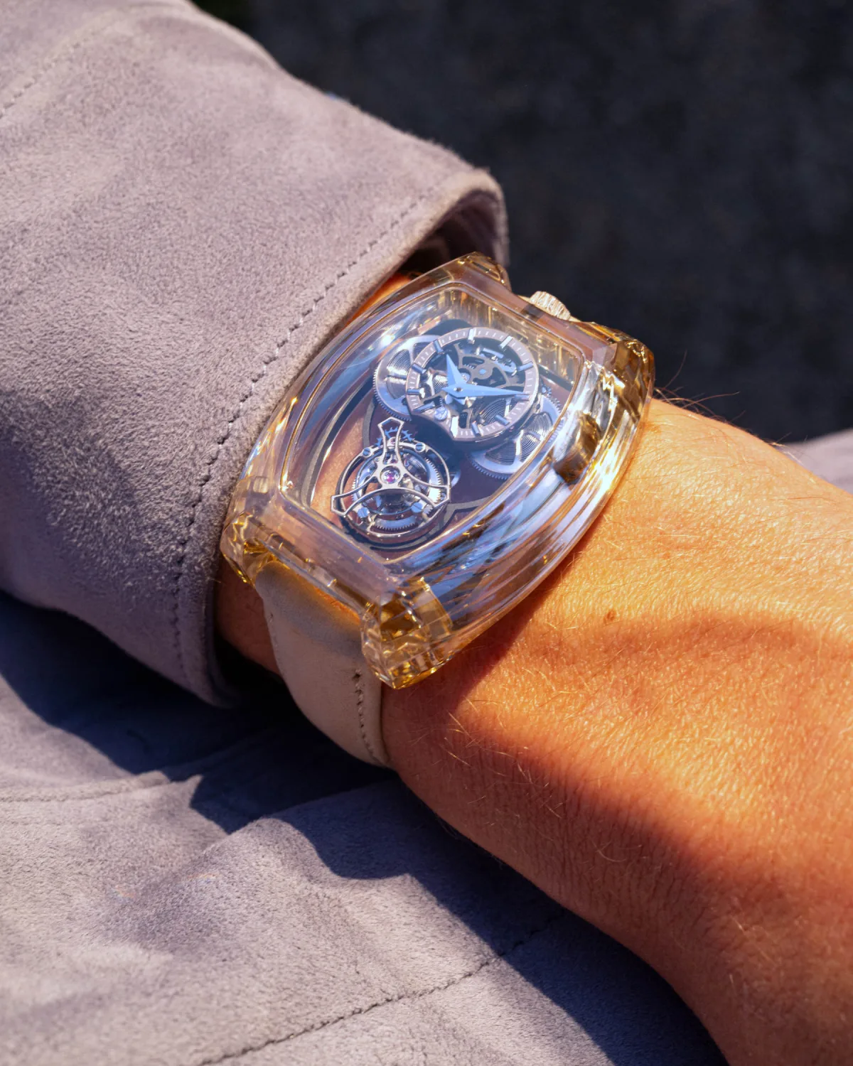 Detail of the ArtyA tourbillon movement