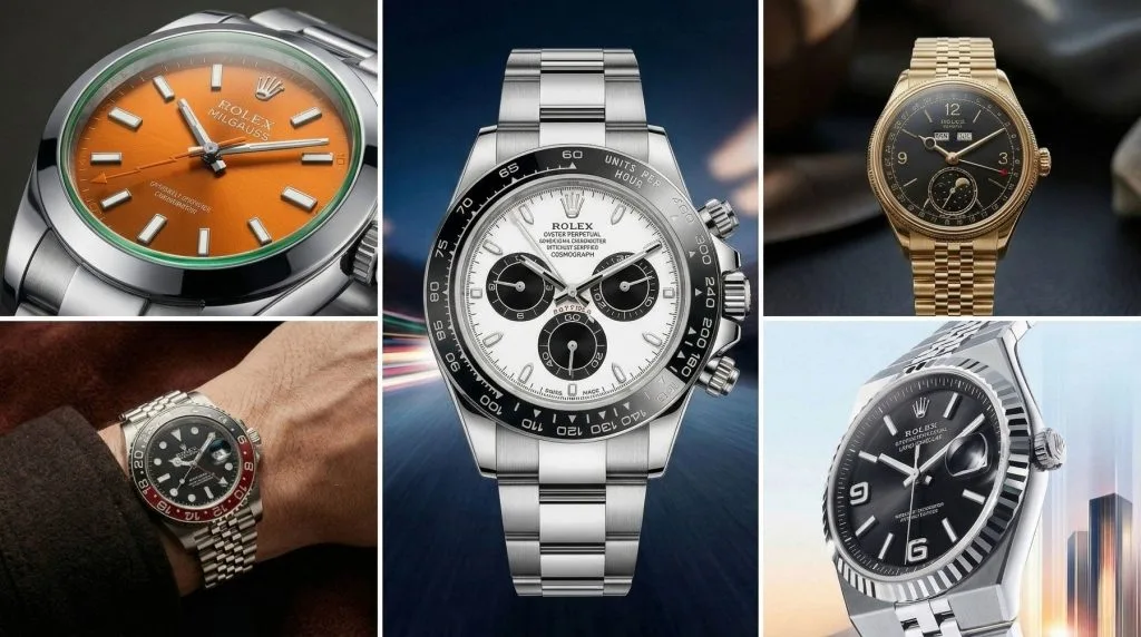 Historical luxury watch brand logo