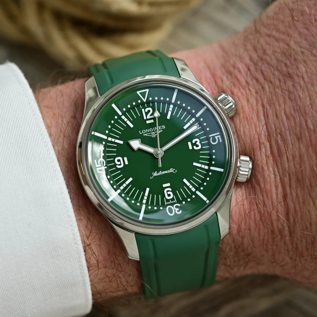 Movement of Longines Legend Diver 39mm