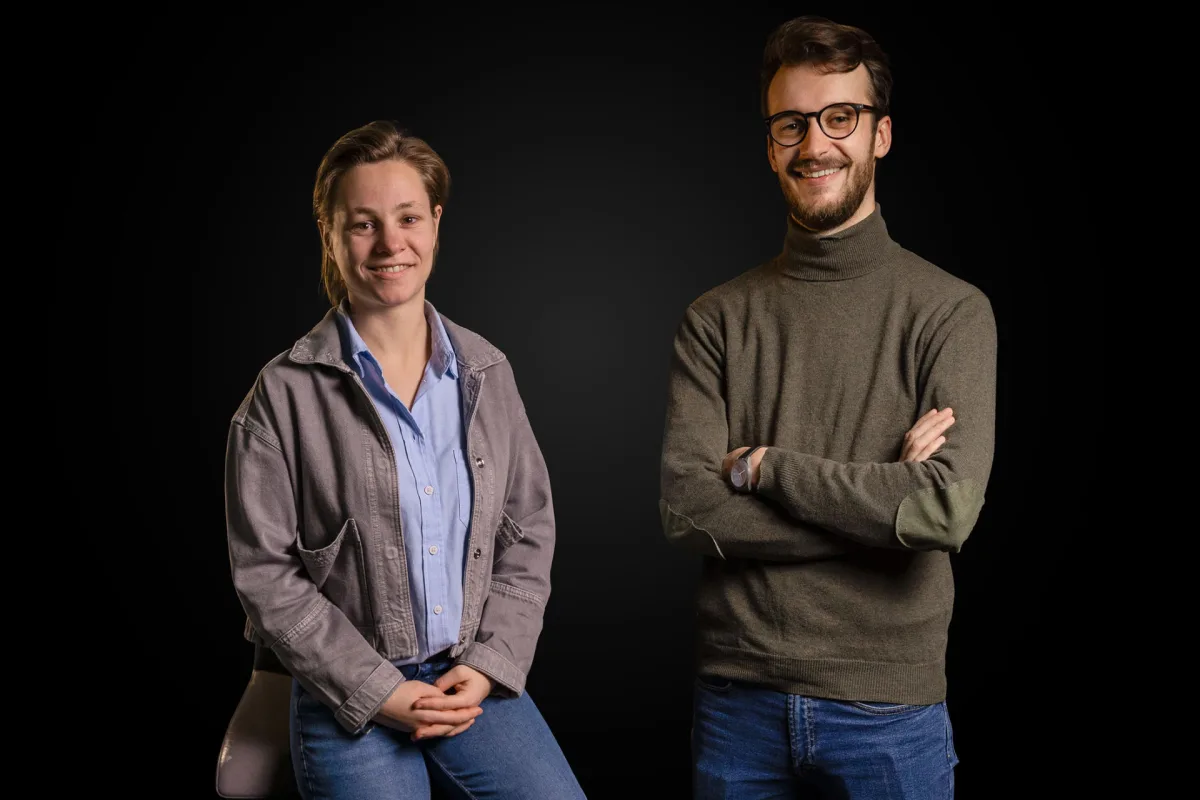 Founders Alix and Baudouin Van Es of Tad Kozh
