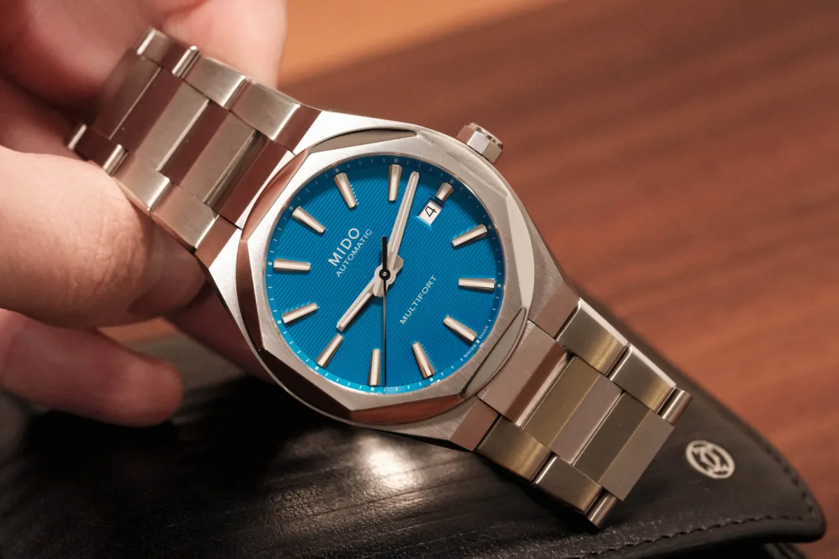 Mido Multifort 8 One Crown watch with integrated bracelet