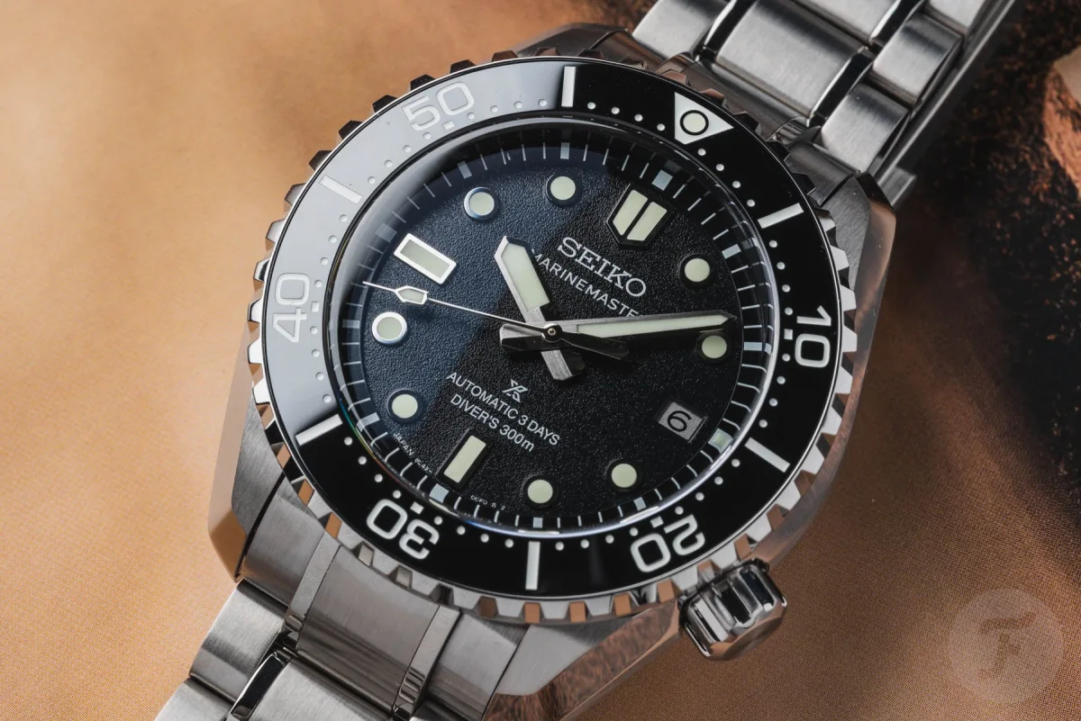 Seiko Prospex Marinemaster HBF001 with 'Automatic 3 Days' text