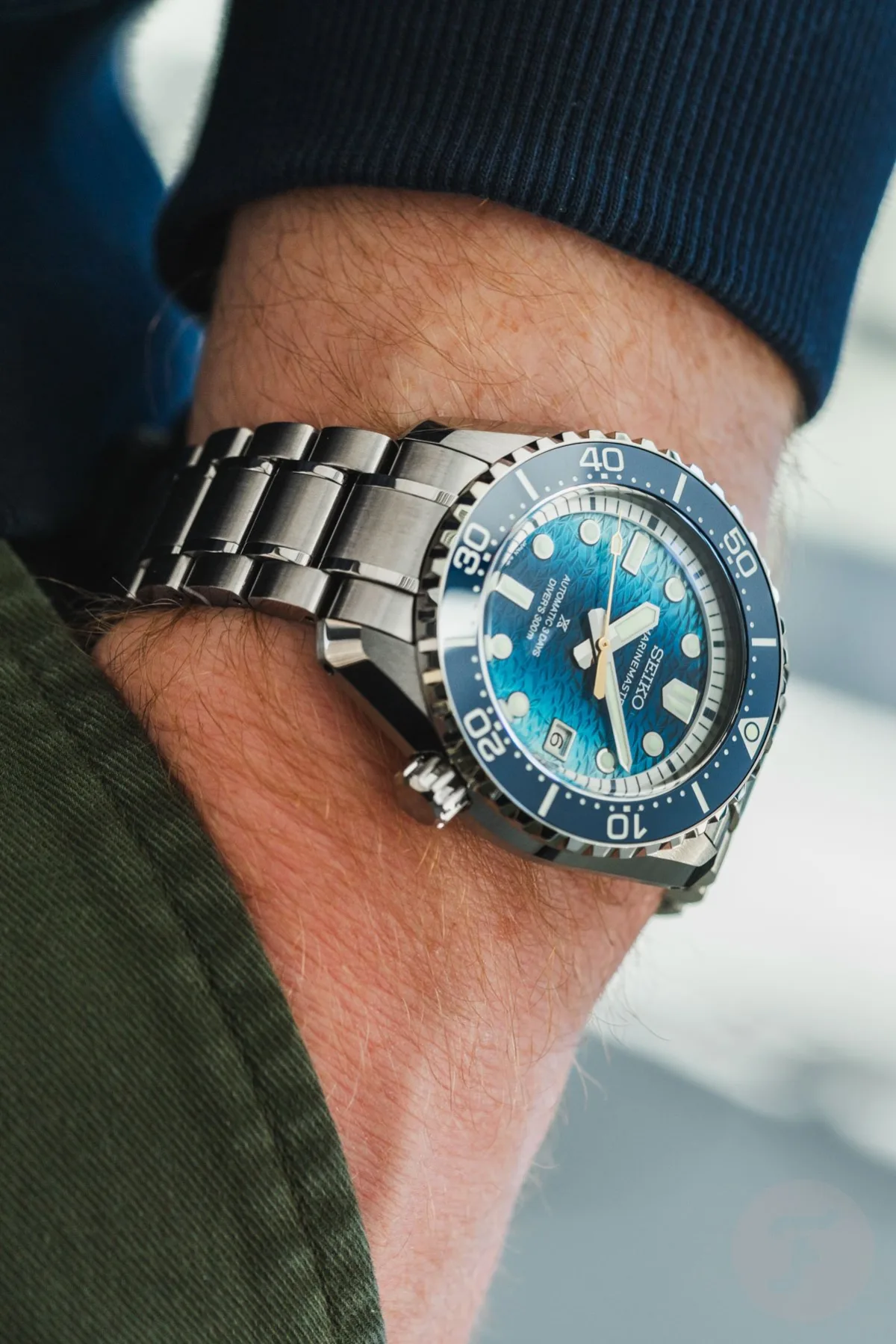 Seiko Prospex Marinemaster HBF001 with improved design