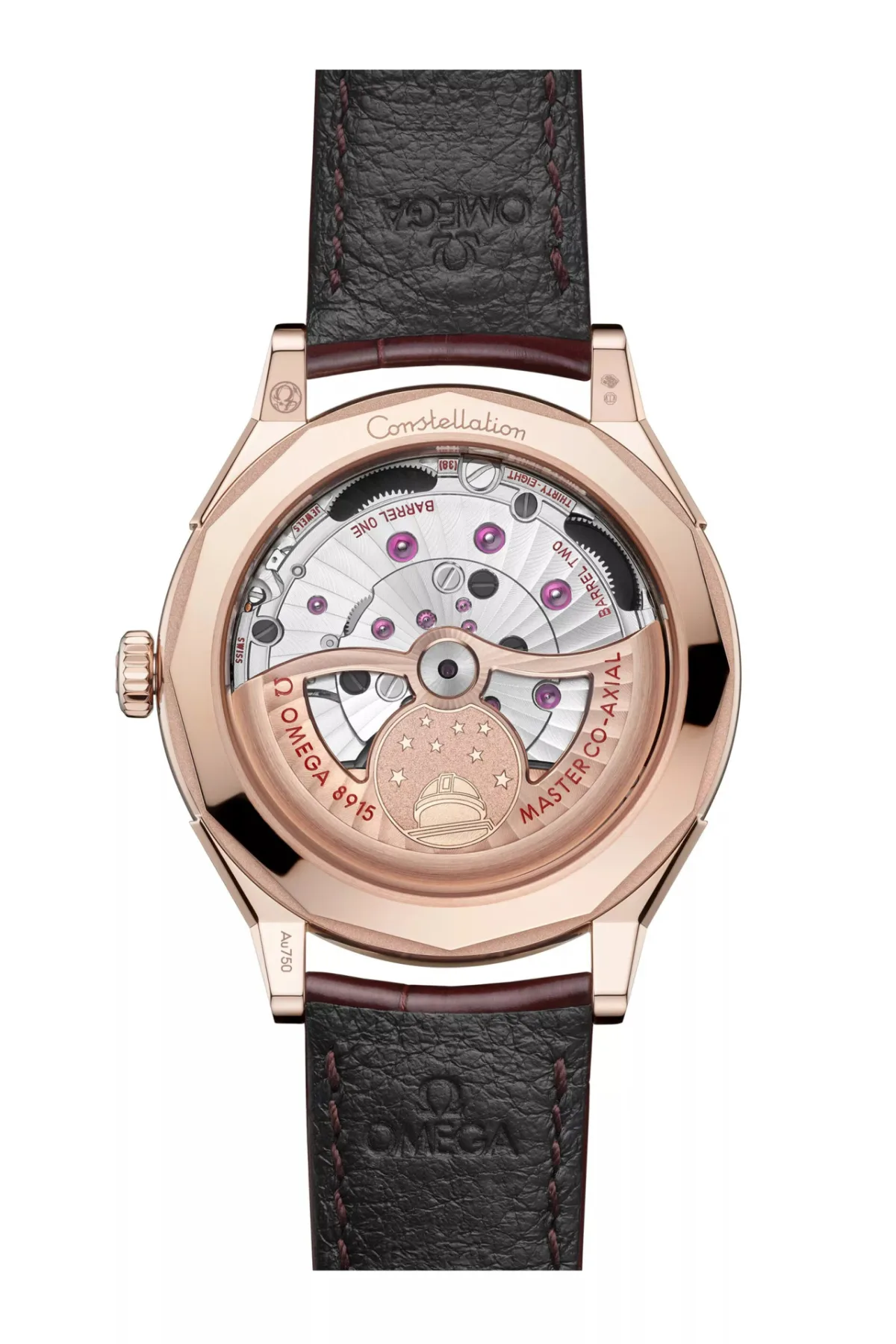 Omega 8914 Standard caliber with rhodium finish