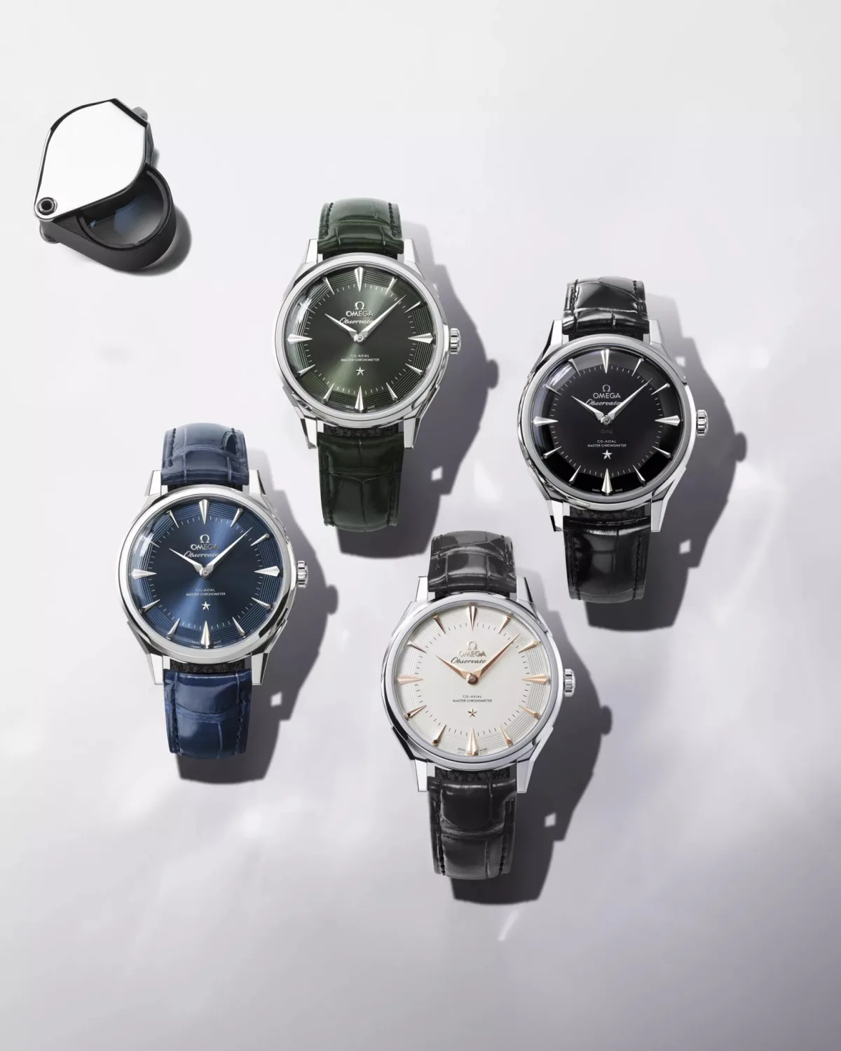 Omega Constellation with curved lugs and sapphire crystal