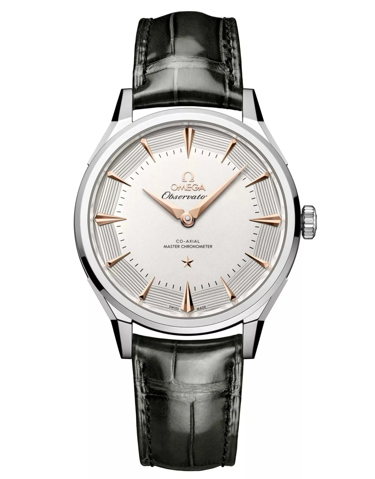 Omega Moonshine gold watch with matching dial