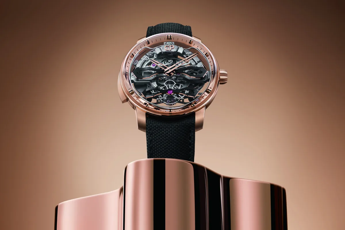 Girard-Perregaux Minute Repeater Flying Bridges watch front view