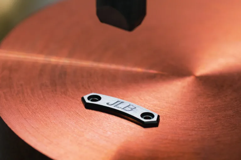 Close detail of Girard-Perregaux watch finishing