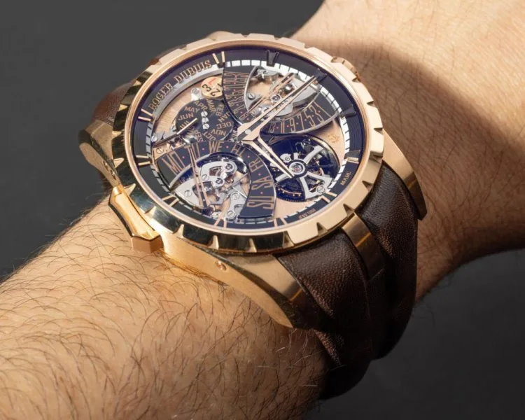 Dial details of Roger Dubuis Excalibur Grande Complication