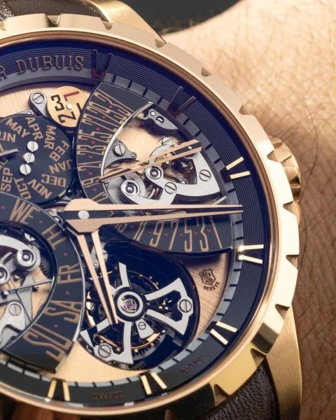 Tourbillon of Roger Dubuis Excalibur Grande Complication