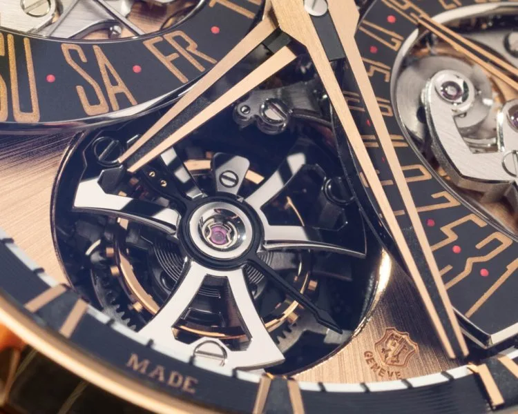 Geneva Seal on Roger Dubuis Excalibur dial