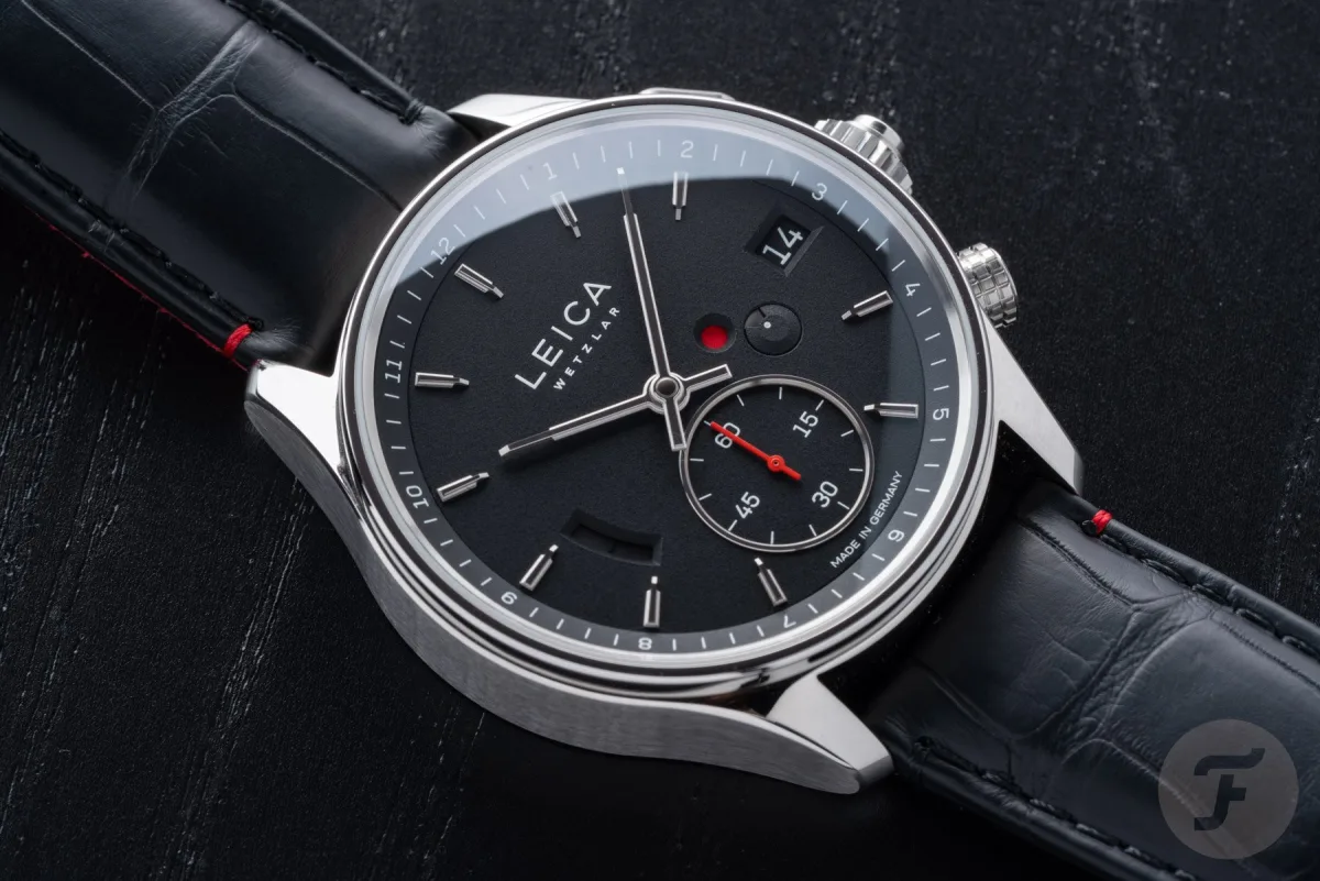Leica ZM 2 watch displaying its mechanical features