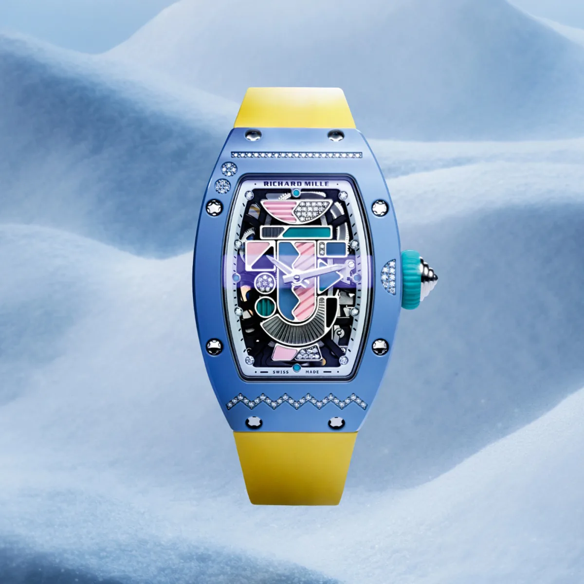 Richard Mille RM 07-01 with sapphires and diamonds