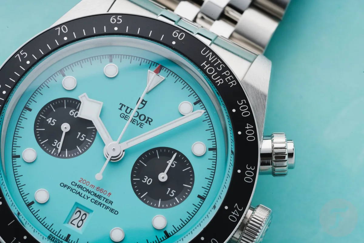 Tudor Black Bay Chrono case back