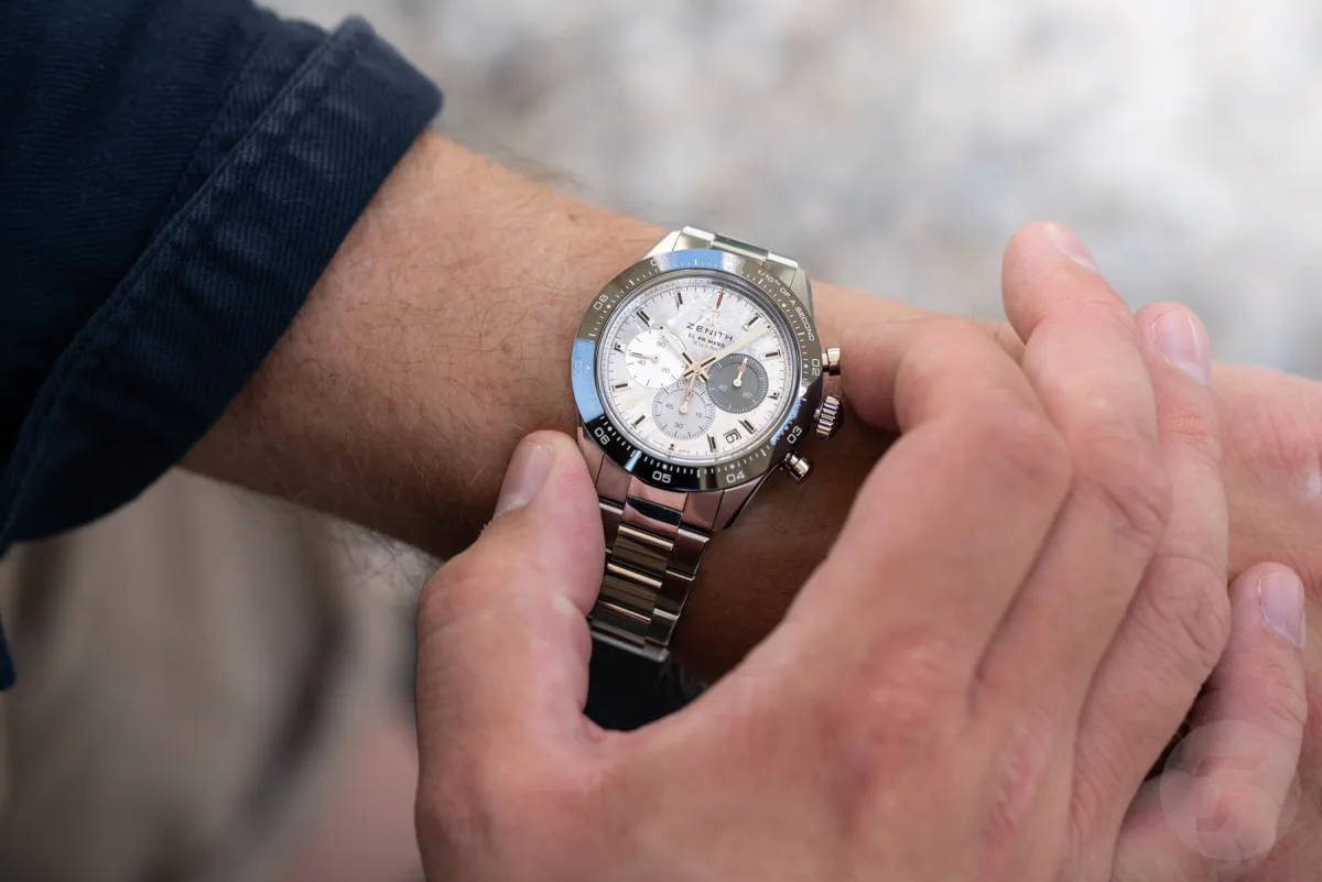 Zenith Chronomaster Sport dial detail