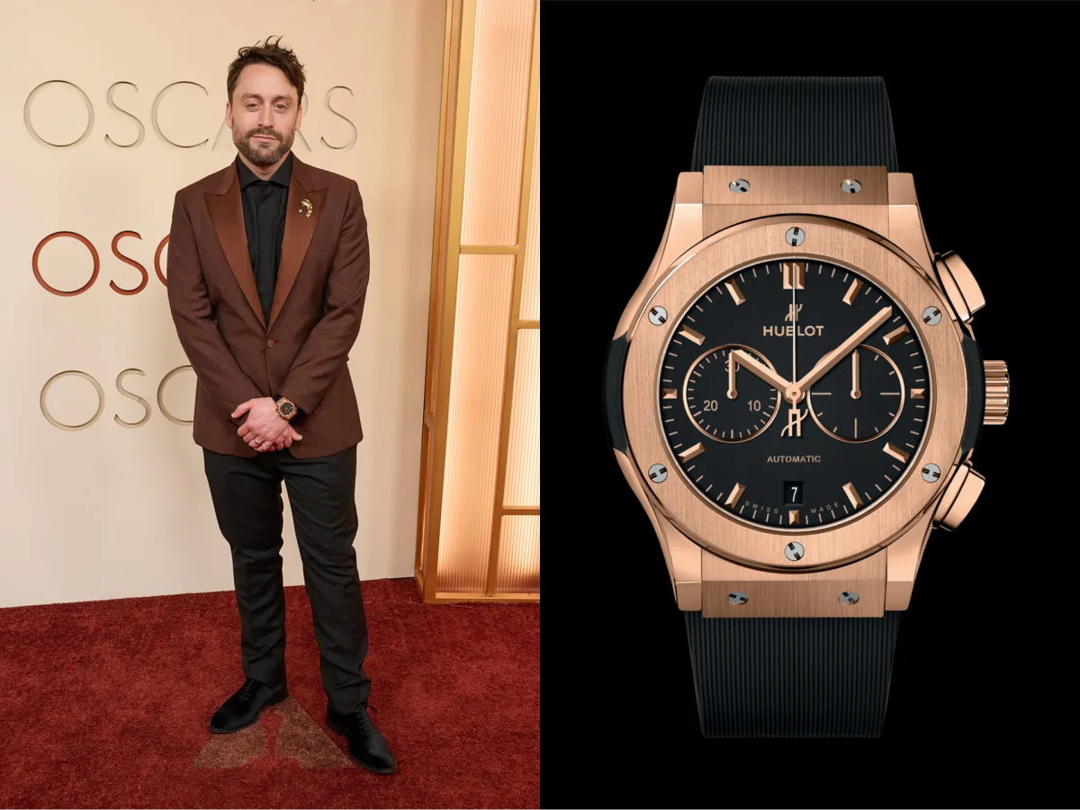 Kieran Culkin with Hublot Classic Fusion Chronograph